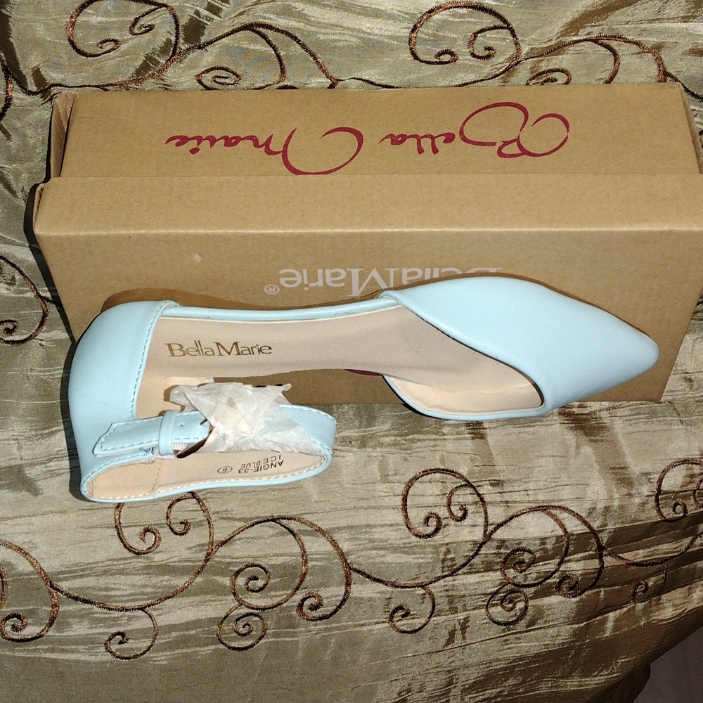 Angie Flats-Ice Blue